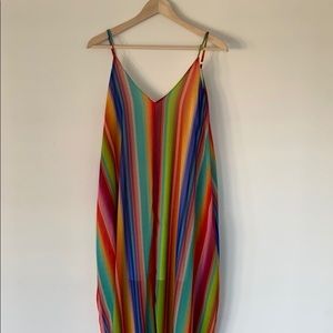 Striped maxi dress